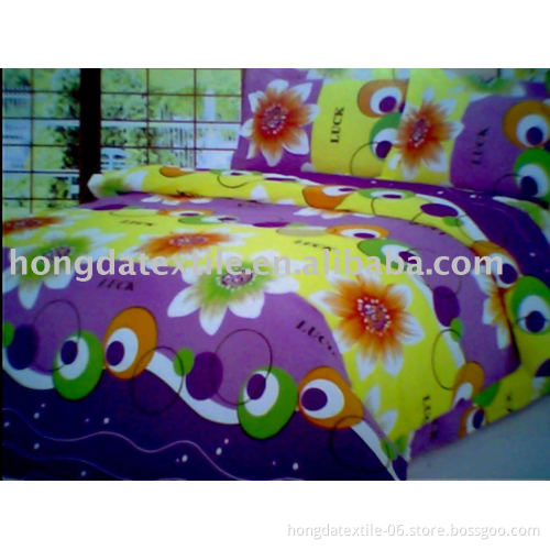 Fleeced fabric bedding sets